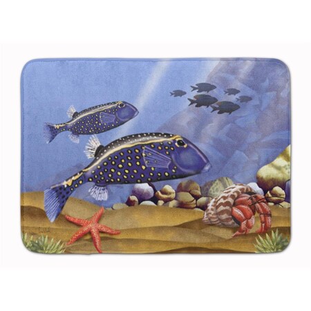 Carolines Treasures Undersea Fantasy 8 Machine Washable Memory Foam Mat PTW2033RUG